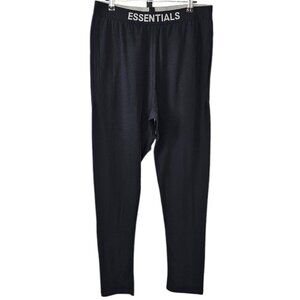 Essentials Fear of God Men's Black Lounge Pants - Size Medium
